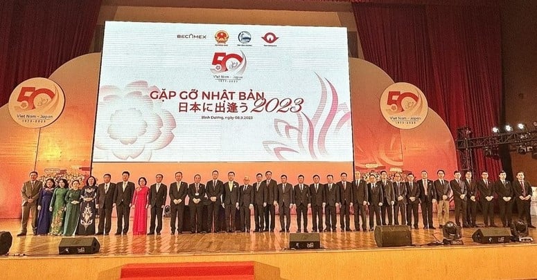 The 'Meet Japan 2023' ceremony takes place in Binh Duong province, southern Vietnam, September 8, 2023. Photo courtesy of Business & Investment magazine.