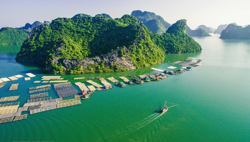 A corner of Cat Ba Island, Hai Phong city, northern Vietnam. Photo courtesy of Vietnam News Agency.