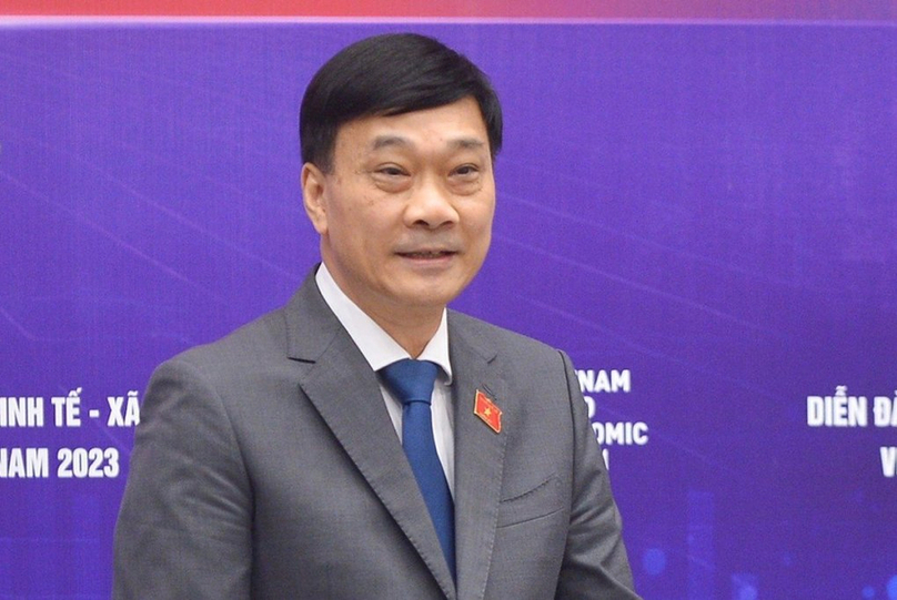 Vu Hong Thanh, Chairman of the National Assembly's Economic Committee. Photo by The Investor/Hoang Phong.