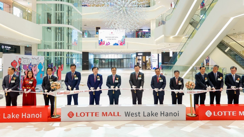 Lotte Group conducts the official grand opening of Lotte Mall West Lake Hanoi on September 22, 2023. Photo by The Investor/Trong Hieu.