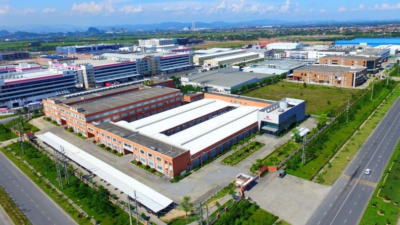 Khu công nghiệp Thanh Liêm, tỉnh Hà Nam, miền bắc Việt Nam, sẽ là nơi đặt nhà máy của PCB Techvest Đài Loan.  Ảnh do khu công nghiệp cung cấp.