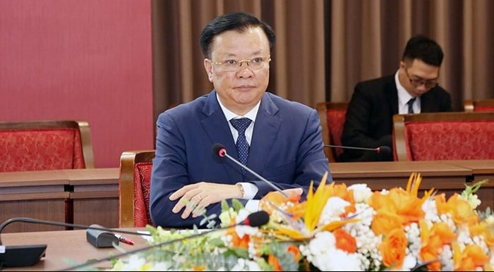 Dinh Tien Dung, Secretary of Hanoi Party Committee. Photo courtesy of Hanoi's news portal.