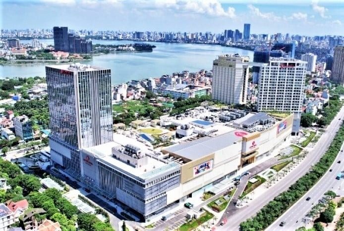 Lotte Mall West Lake in Hanoi. Photo courtesy of Lotte Shopping.