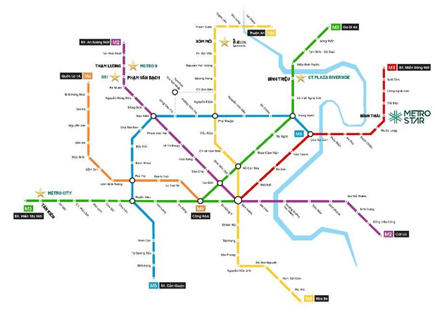 Metro Star will develop dozens of projects along six metro lines in Ho Chi Minh City. Photo courtesy of the company.