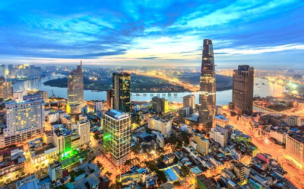 Ho Chi Minh City's skyline. Photo courtesy of Dau Tu (Investment) newspaper.