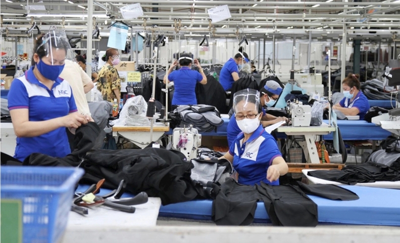 An apparel factory in Ho Chi Minh City, southern Vietnam. Photo courtesy of Laborer newspaper.