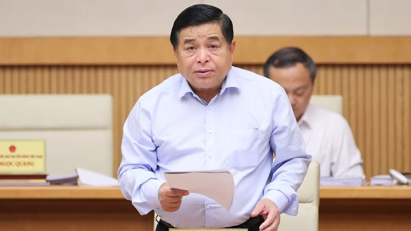Minister of Planning and Investment Nguyen Chi Dung. Photo courtesy of the government's news portal.