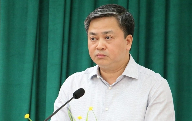 Le Duc Tho at a conference in May 2023. Photo courtesy of Vietnam News Agency.