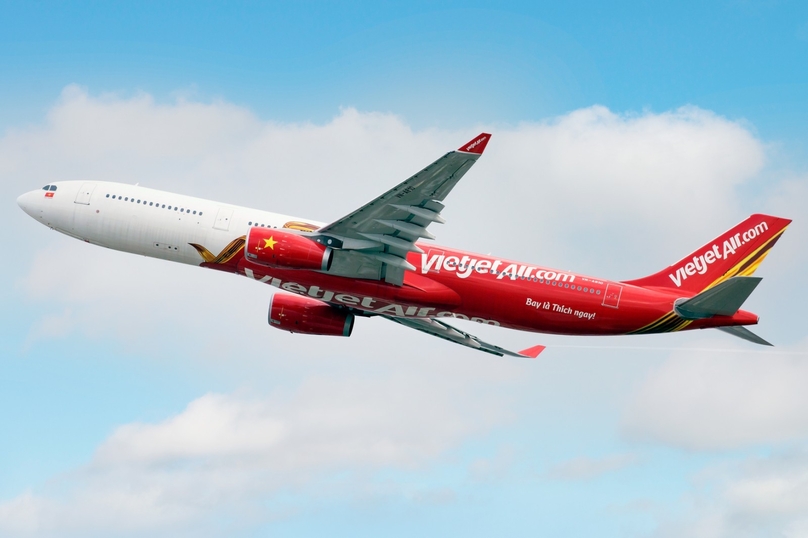 A Vietjet aircraft. Photo courtesy of the airline.