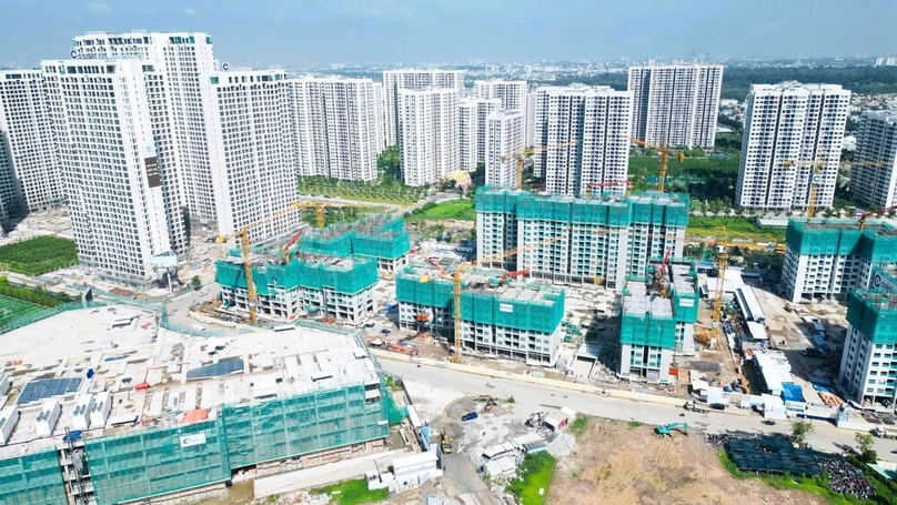 Vinhomes Grand Park urban area developed by real estate giant Vinhomes hosts the Glory Heights project, which has accounted for 55% of Q3 real estate transactions in Ho Chi Minh City. Photo courtesy of the firm.