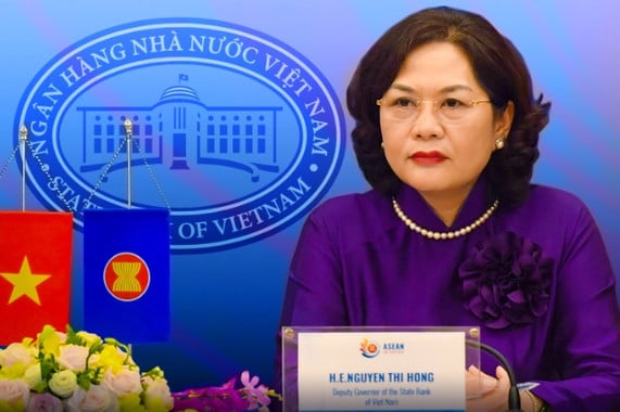 SBV Governor Nguyen Thi Hong has sent a report to the parliament on additional steps planned to protect the nation’s banking system. Photo courtesy of Nguoi Lao Dong (Laborer) newspaper.