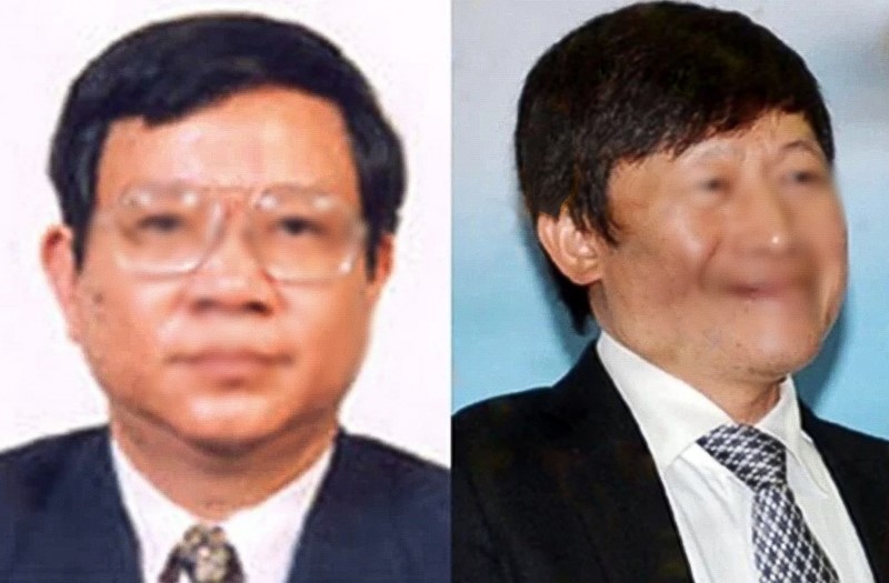 Nguyen Thanh Giang (L) and Ho Manh Tuan. Photo courtesy of Hanoi Police Department.