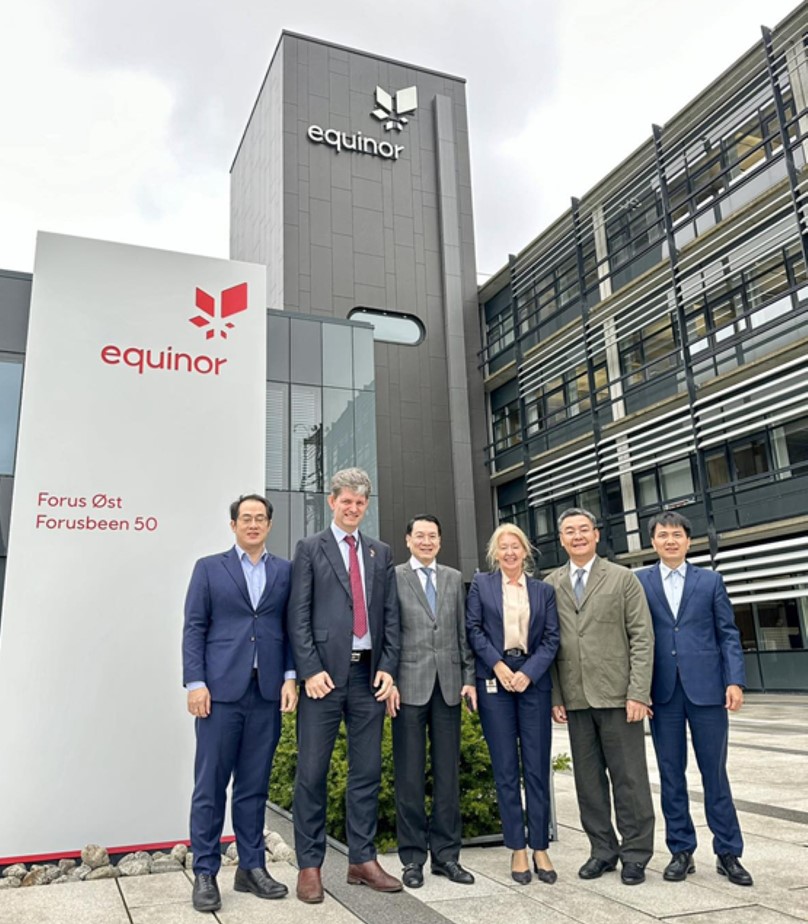 A Petrovietnam delegation visits energy giant Equinor's headquarters in Norway, September 2023. Photo courtesy of Petrovietnam.