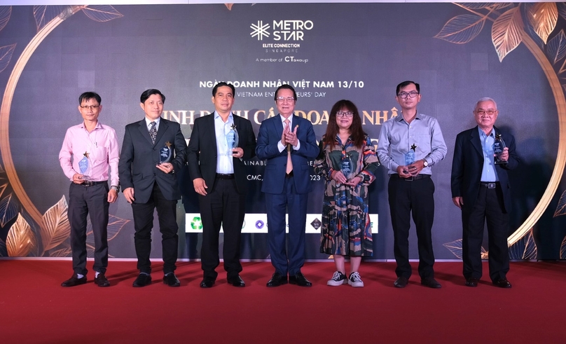Metro Star holds an event to celebrate Vietnam Entrepreneurs' Day in Ho Chi Minh City, October 13, 2023. Photo courtesy of Metro Star.