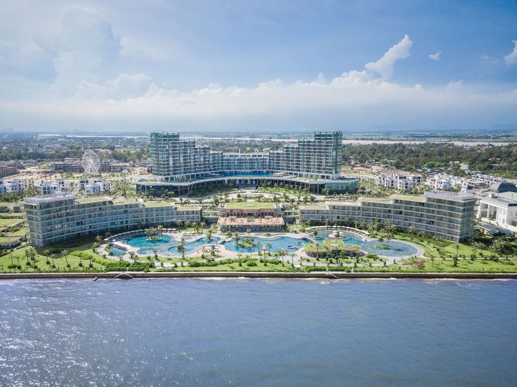 An overview of FLC Sam Son ecological urban area in Thanh Hoa province, central Vietnam. Photo courtesy of FLC Group.