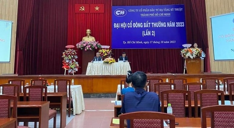 The Ho Chi Minh City Infrastructure Investment JSC (CII) holds its second extraordinary general meeting of shareholders (EGM) on October 17, 2023. Photo courtesy of the company.