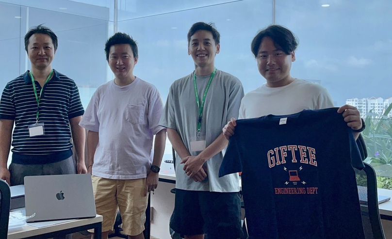 Members of giftee Tech Vietnam. Photo courtesy of the company.