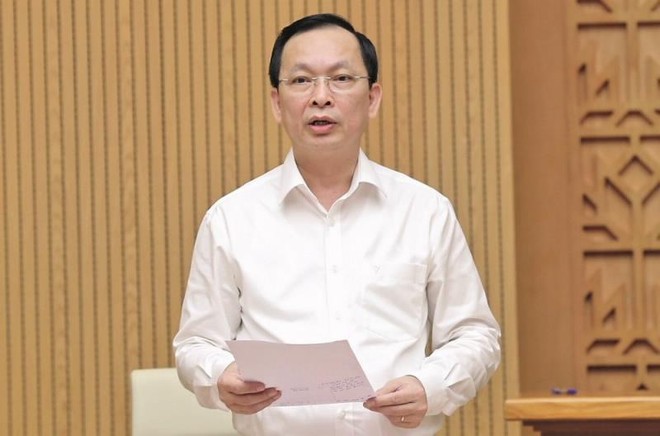 Deputy Governor of the SBV Dao Minh Tu. Photo courtesy of the government's news portal.