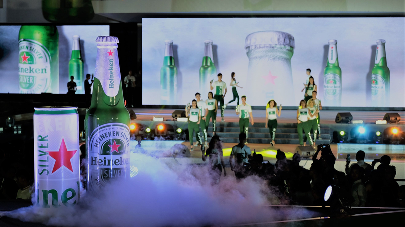 Heineken Silver is a premium brand of Heineken. Photo courtesy of Heineken Vietnam.