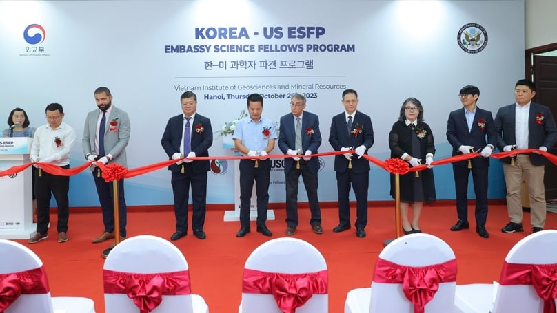 The South Korea-U.S. Science Fellows Program is inaugurated in Hanoi, October 26, 2023. Photo courtesy of South Korea's Ministry of Foreign Affairs.