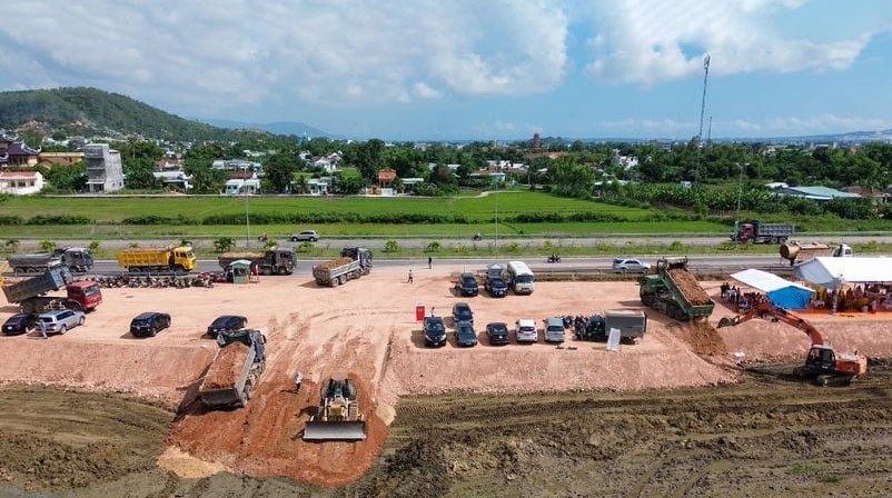 Construction of the Bac Ha Thanh urban area project is underway in Binh Dinh province, south-central Vietnam. Photo courtesy of the firm.