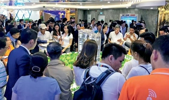 The most significant and fundamental challenge in Vietnam's current real estate market is the lack of cash flow, according to Ha Van Thien, deputy general director of Tran Anh Group. Photo by The Investor/Gia Huy.