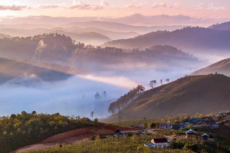 A view of Da Lat town in Lam Dong province, Vietnam's Central Highlands. Photo courtesy of Vietravel.