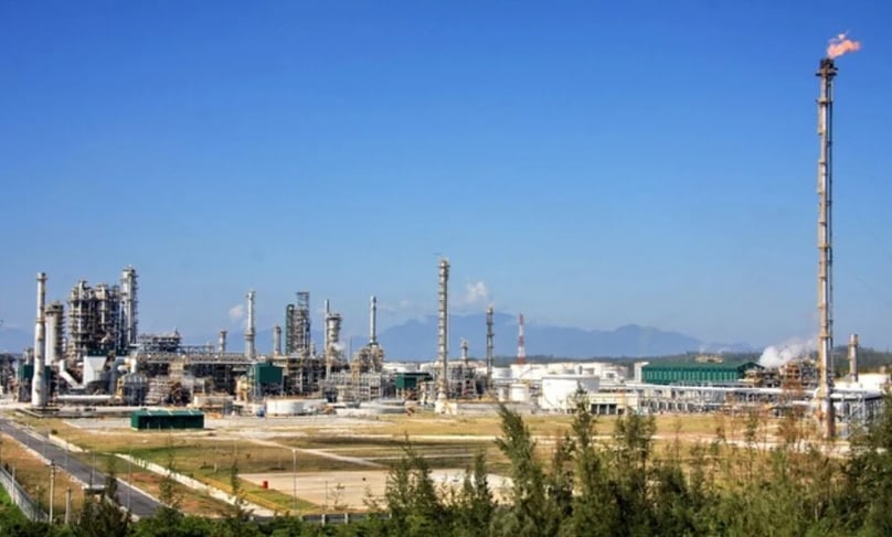 Dung Quat oil refinery, operated by Binh Son Refining and Petrochemical JSC. Photo courtesy of Thanh Nien (Young People) newspaper.