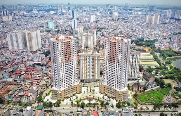 An urban complex in Hanoi. Photo courtesy of VietnamPlus.