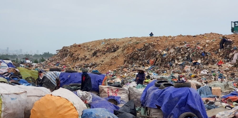 Khanh Son dump in Hoa Khanh Nam ward, Lien Chieu district, Danang city, central Vietnam. Photo by The Investor/Thanh Van.