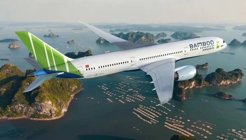 A Bamboo Airways plane. Photo courtesy of the airline. 