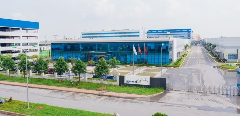 Luxshare ICT factory at the Quang Chau Industrial Park, Bac Giang province, northern Vietnam. Photo courtesy of the firm.
