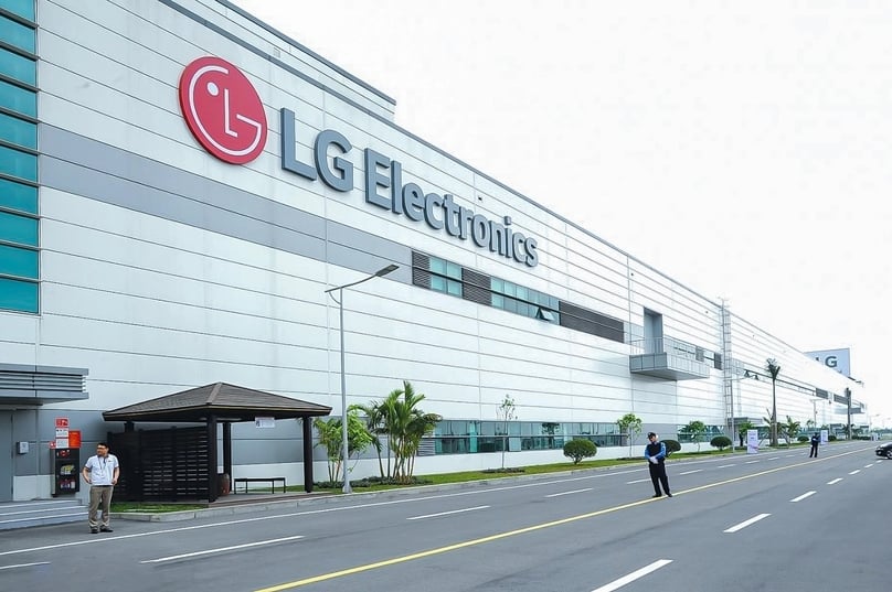LG Electronics' factory in Hai Phong city, northern Vietnam. Photo courtesy of CafeBiz.