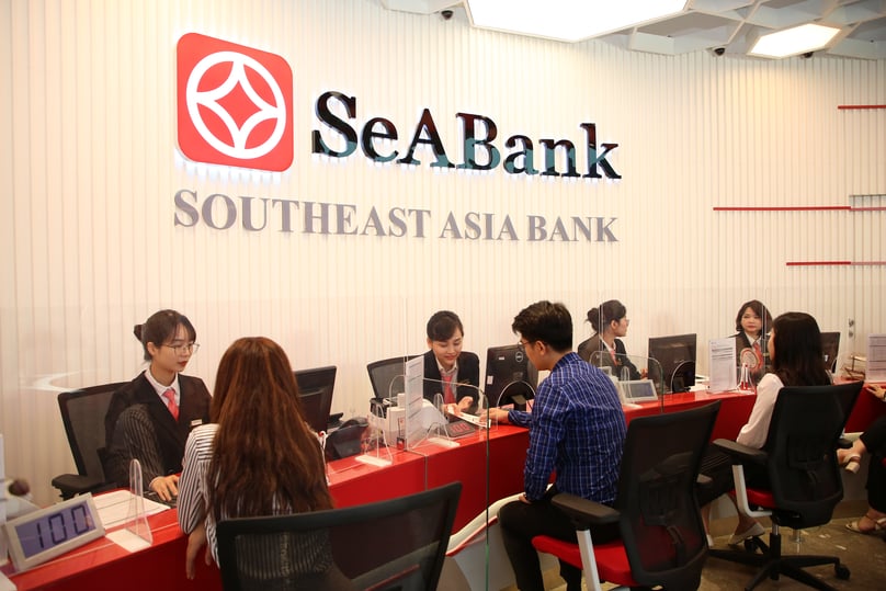 A SeABank branch. Photo courtesy of Vietnam News Agency.