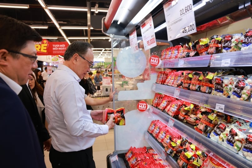 CP products on display in a supermarket. Photo courtesy of CP Vietnam.