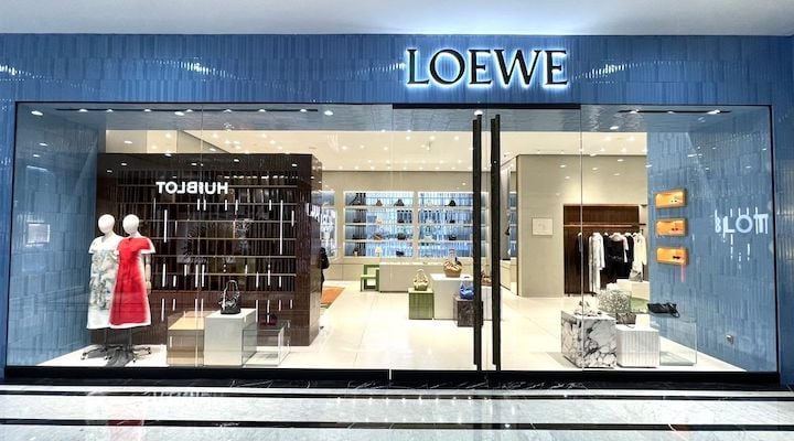 Loewe's first store in Vietnam, located at Union Square in Ho Chi Minh City. Photo courtesy of Tam Son International.