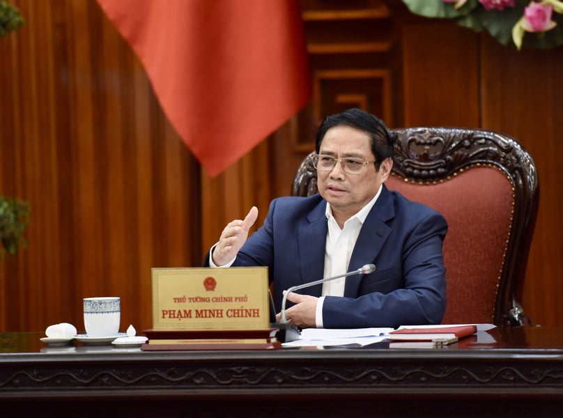 Prime Minister Pham Minh Chinh. Photo courtesy of the government's news portal.