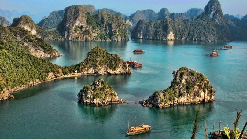 Ha Long Bay, a UNESCO natural heritage site in Quang Ninh province, northern Vietnam. Photo courtesy of Lonely Planet.