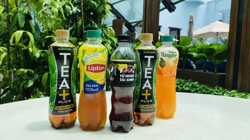 Some popular brands under Suntory Pepsico's joint venture in Vietnam. Photo courtesy of Vietnam News Agency.