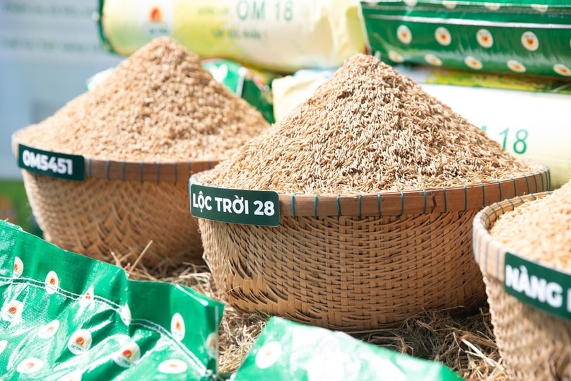 Rice products of Loc Troi Group, a leading agricultural services and food corporation in Vietnam. Photo courtesy of Loc Troi Group.