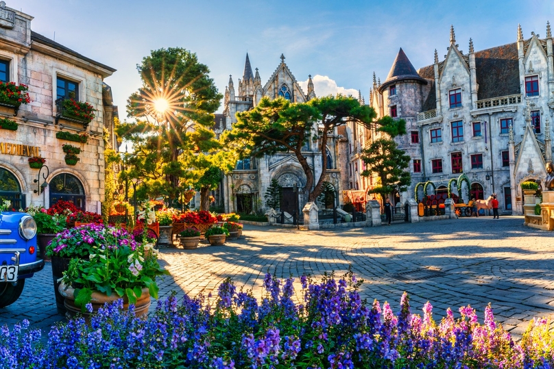 A view of Mercure Danang French Village Ba Na Hills in Danang, central Vietnam. Photo courtesy of the resort. 