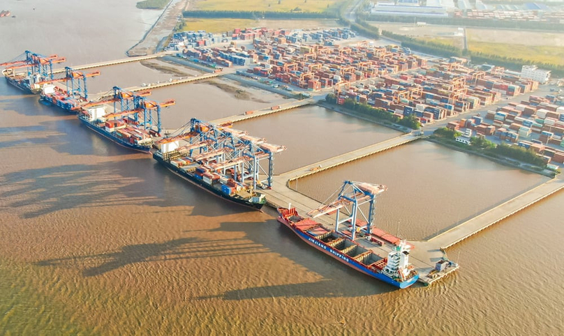 A seaport of Gemadept Corp. in Vietnam. Photo courtesy of the company.