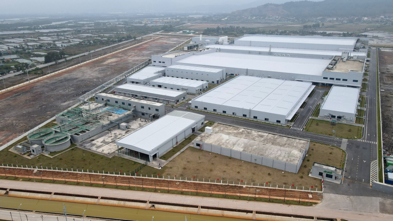 Jinko Solar factory in Song Khoai Industrial Park, Quang Ninh province, northern Vietnam. Photo courtesy of Quang Ninh newspaper.
