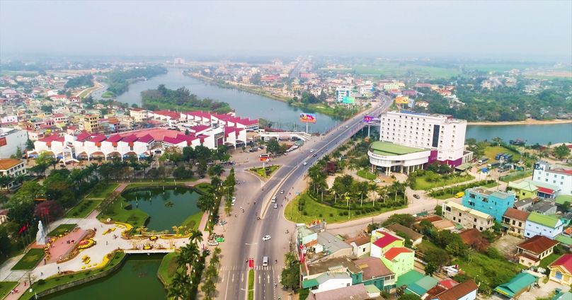Dong Ha town, Quang Tri province, central Vietnam. Photo courtesy of Quang Tri's news portal.