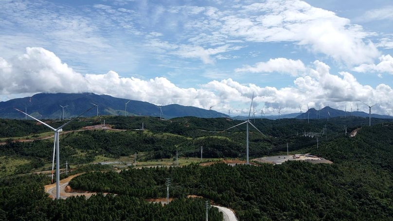 Lotus wind power project invested by ADB in Quang Tri province, central Vietnam. Photo courtesy of ADB.