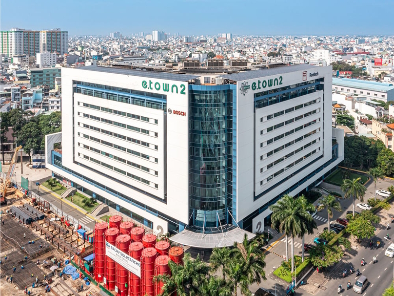 The Etown 2 office building developed by REE Corp. in Tan Binh district, Ho Chi Minh City. Photo courtesy of the corporation.