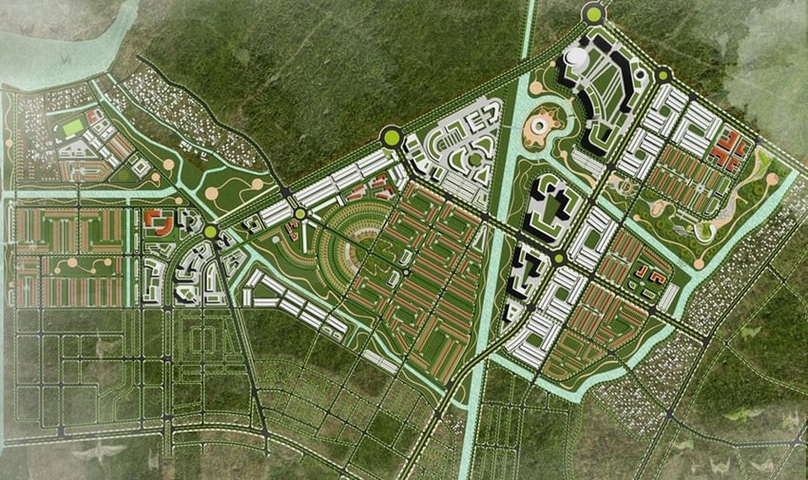 The subdivision planning (1/2000 scale) of Thanh Toan ecological urban area in Thua Thien-Hue province, central Vietnam. Photo courtesy of the provincial People's Committee's portal.