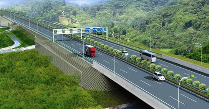 Illustration of Hoa Binh-Moc Chau Expressway. Photo courtesy of the government's news poral.
