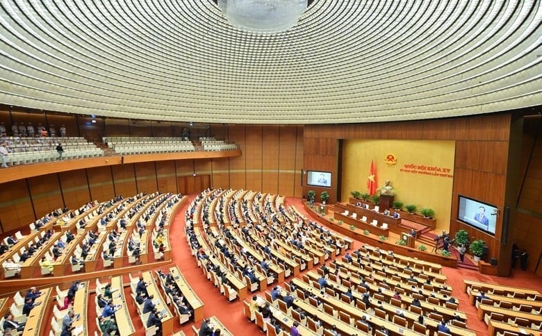 A National Assembly meeting in Hanoi, January 5, 2023. Photo courtesy of the parliament's news portal.