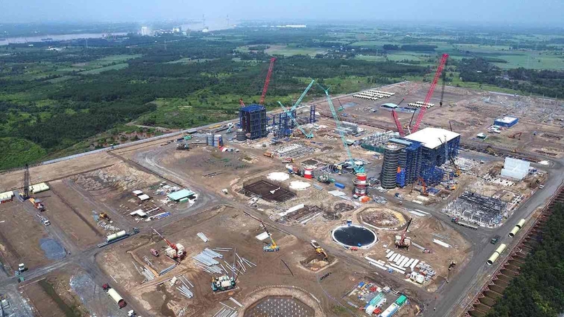 The Nhon Trach 3 and Nhon Trach 4 gas-to-power plants are under construction in Dong Nai province, southern Vietnam. Photo courtesy of PV Power.